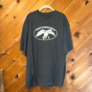 Duck Commander men’s gray and white 3XL tshirt
